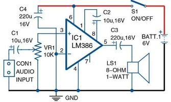 Schéma de circuit de l'amplificateur capture d'écran 2