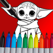 Baby yoda Coloring Book
