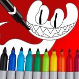 Rainbow Friend 2 Coloring Book