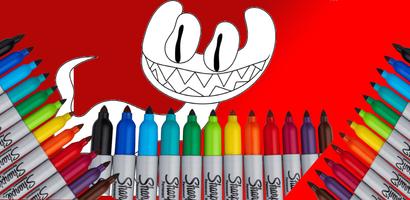 Rainbow Friend 2 Coloring Book постер