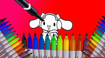Cinnamoroll Coloring Book اسکرین شاٹ 3
