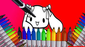 Cinnamoroll Coloring Book پوسٹر