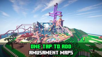 Amusement Park Maps постер