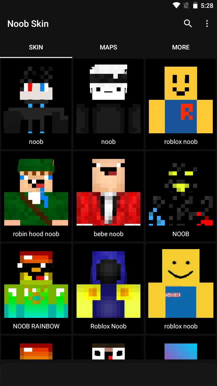 Noob Skins Minecraft PE APK for Android Download