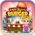 Amy's Burger - Restaurant Cooking Game icono