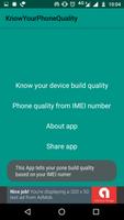 Know Your Phone Quality ảnh chụp màn hình 1