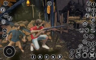 Wild Forest Werewolf Games 3D syot layar 2