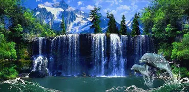 10000 Waterfall Wallpaper