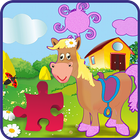 Puzzles on the farm. 图标