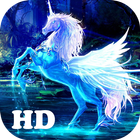 Unicorn HD Wallpaper-icoon