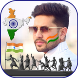 Independence Day Photo Editor-icoon