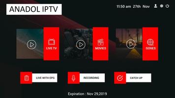 Anadol iptv imagem de tela 1