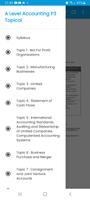CIE A Level Accounting Topical Cartaz