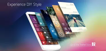 Launcher 8 theme Nokia Blue