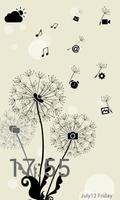 Launcher 8 theme:Dandelions captura de pantalla 1