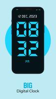 Digital Analog Clock Cartaz