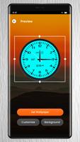Analog Clock Wallpaper：3DClock imagem de tela 2