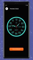 Analog Clock Wallpaper：3DClock imagem de tela 3