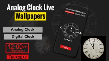 Analog Clock Live Wallpaper Cartaz