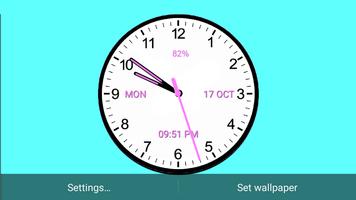 Analog Clock Classic captura de pantalla 3