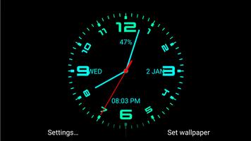 Analog Clock captura de pantalla 1