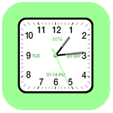 Analog Clock Square icono