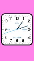 Analog Clock Square Classic captura de pantalla 2