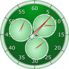 Analoge Interval Stopwatch-icoon