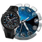 Cool analog watch theme icône