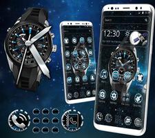 Cool analog watch theme screenshot 1