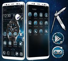 Cool analog watch theme screenshot 2