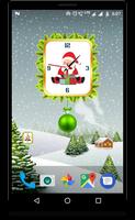 Christmas clock live wallpaper 스크린샷 1