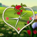 APK Rose clock live wallpaper