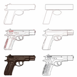 How to learn to draw a weapon 
