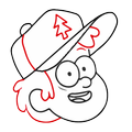 Gravity Falls dersleri çizin