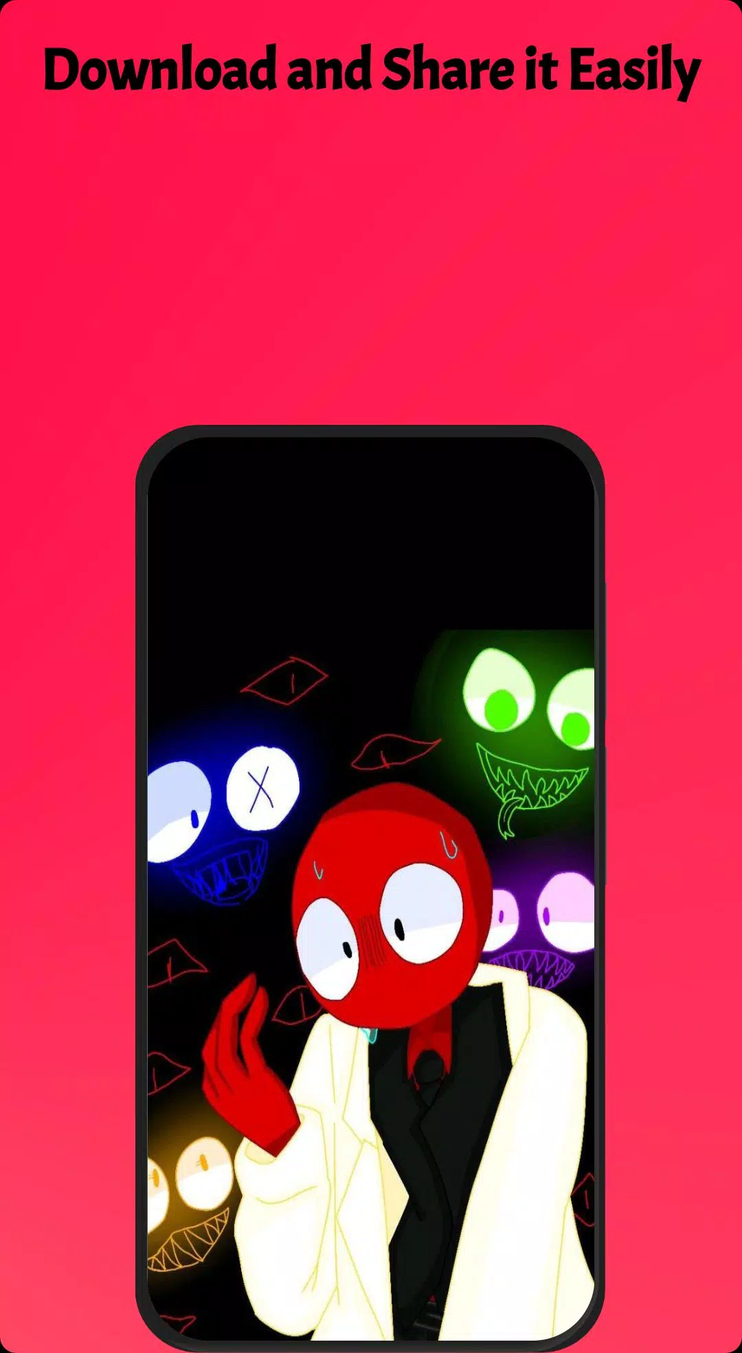 Red Rainbow Friends Wallpapers APK for Android Download