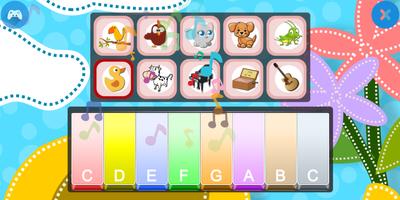 Kids Piano: Animal Sounds ảnh chụp màn hình 1