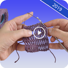 2020 Crochet Stitching Knitting Step by Step Video icône