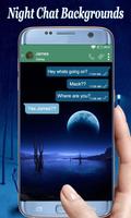 Dark Chat Screen Themes – Nigh 스크린샷 1