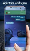 Dark Chat Screen Themes – Nigh 스크린샷 3