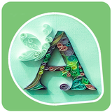 Quilling Alphabet stickers: Alphabet WAStickerApps icono