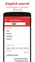 English to Swahili dictionary 2018 poster