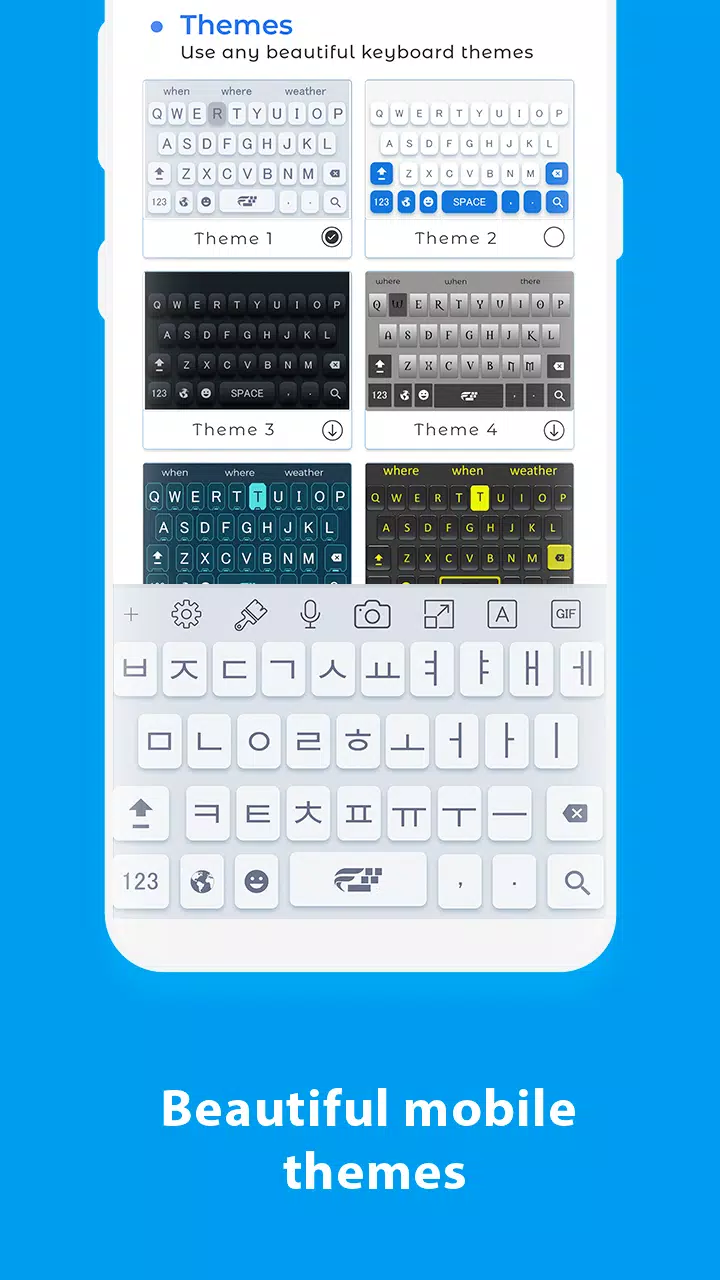 Koreanische Tastatur: Koreanische Hangul-Eingabe APK für Android  herunterladen