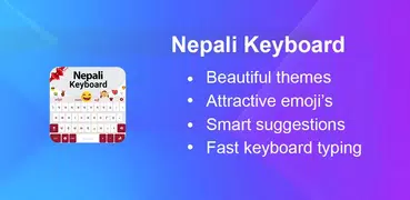 Nepali e Inglês teclado: Nepali digitação teclado