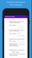 Calculus Formulas capture d'écran 2