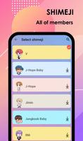 BTS Shimeji تصوير الشاشة 1