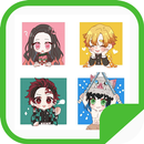 KNY Anime Sticker for Kimetsu aplikacja