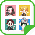 KNY Anime Sticker ikona
