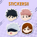 Jujutsu Kaisen Stickers aplikacja