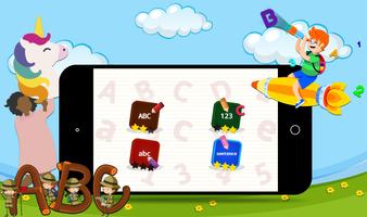 Learning ABC & Numbers kids - English Tracing Affiche
